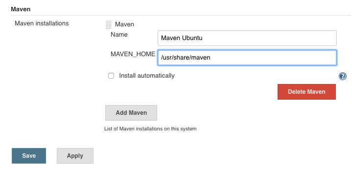 Input Maven