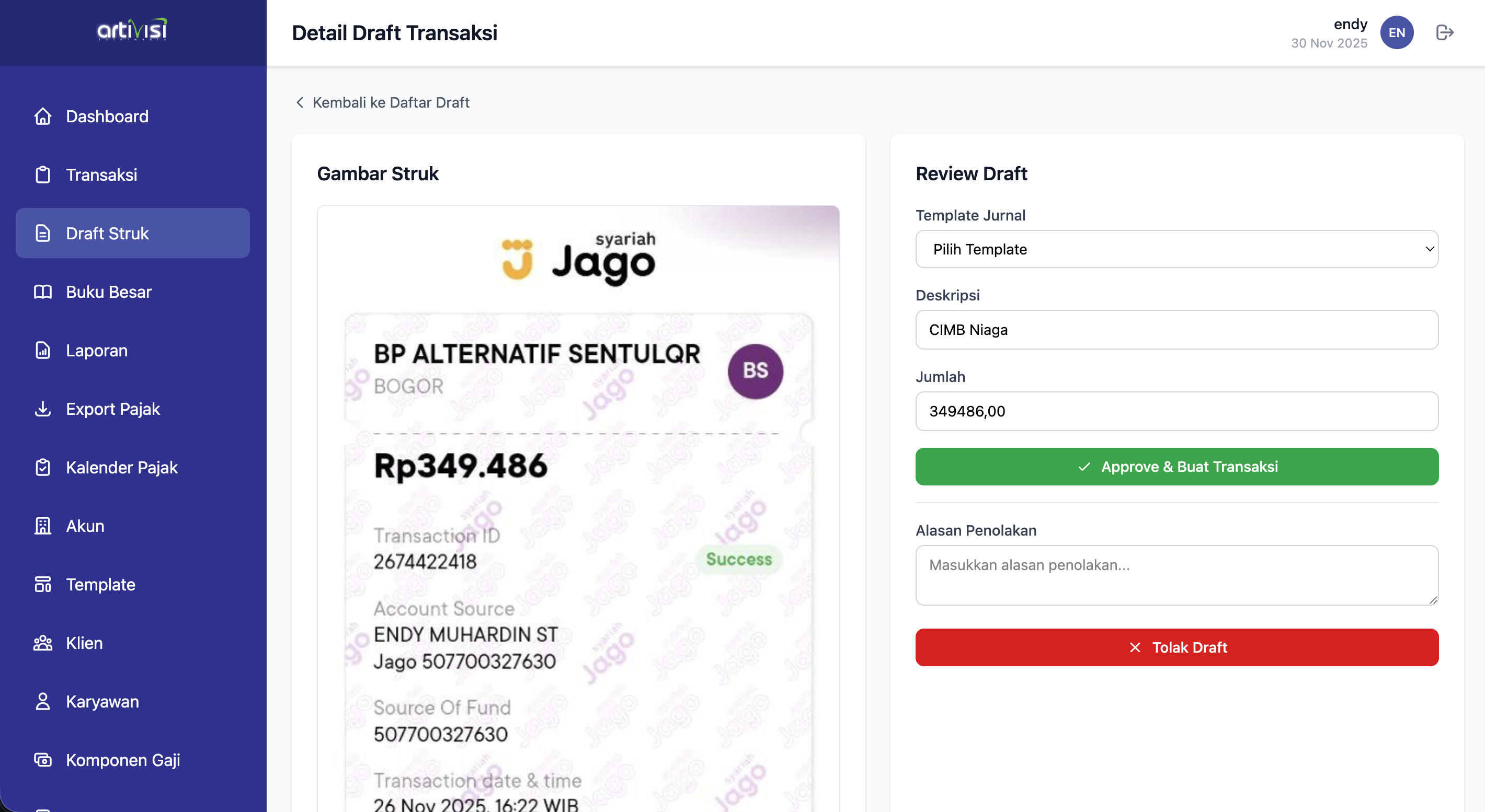 Form auto-fill dari hasil OCR
